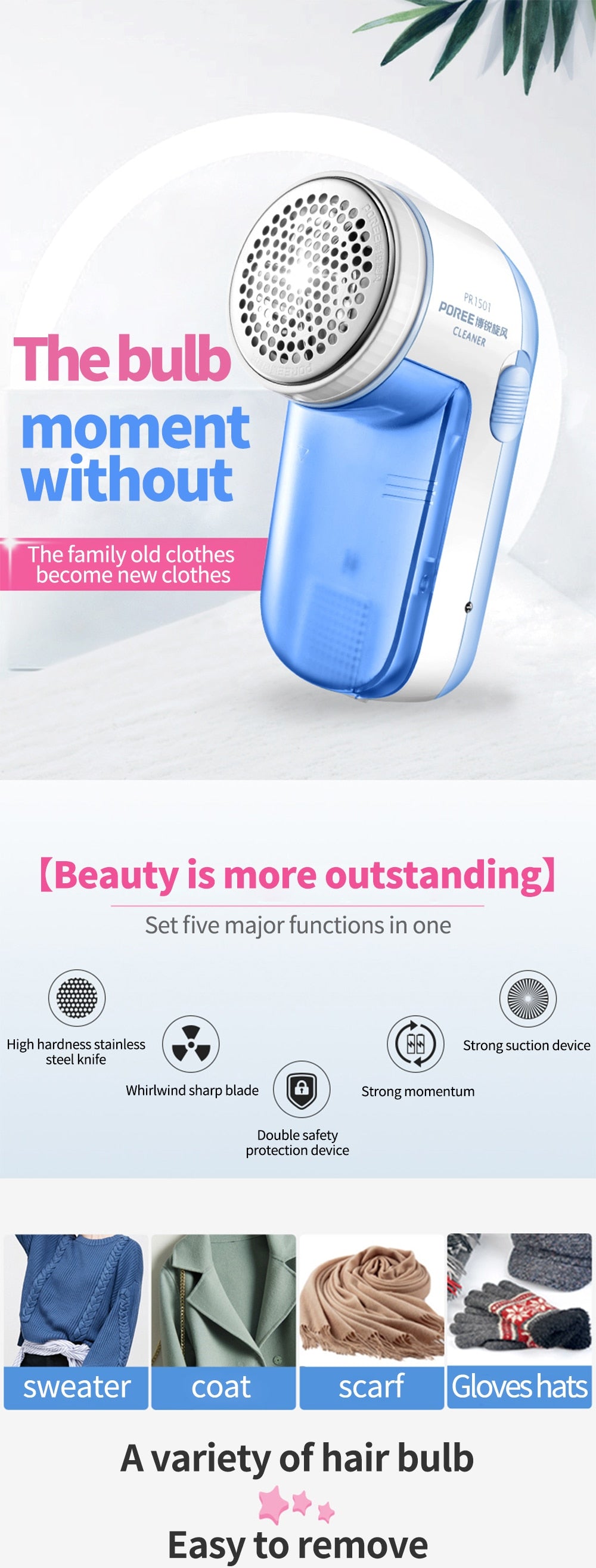 Electric Fabric Defuzzer