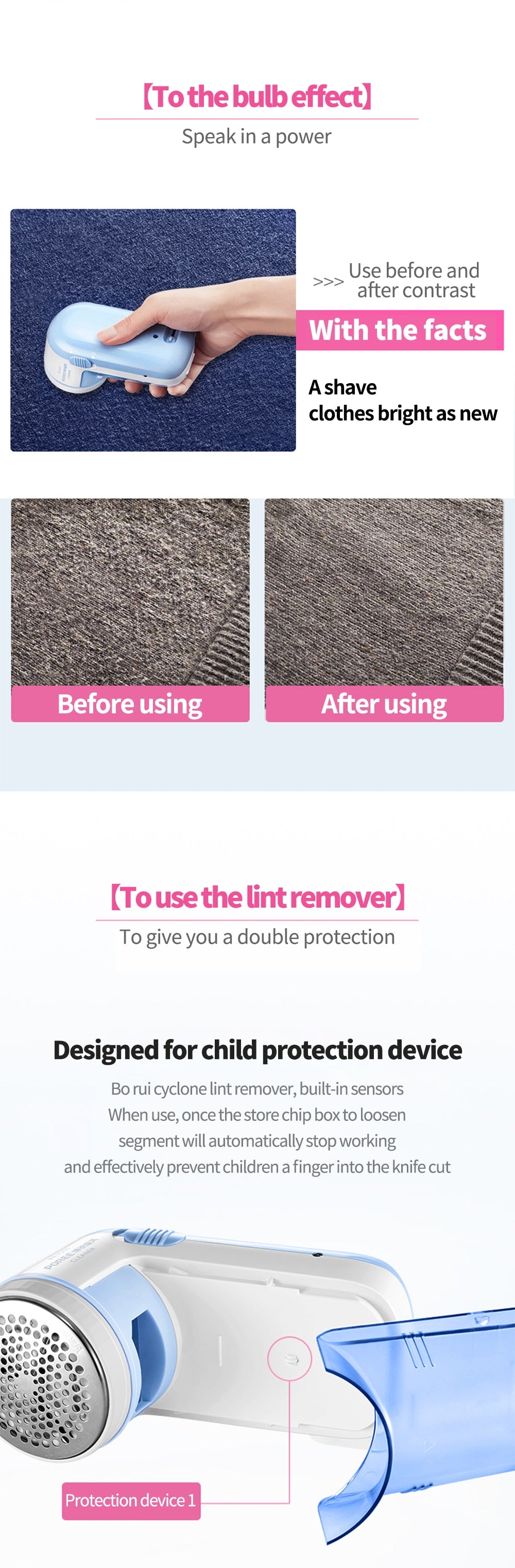 Electric Fabric Defuzzer