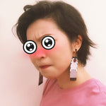 Demon Slayer  Kimetsu no Yaiba Tanjirou Kamado Earrings