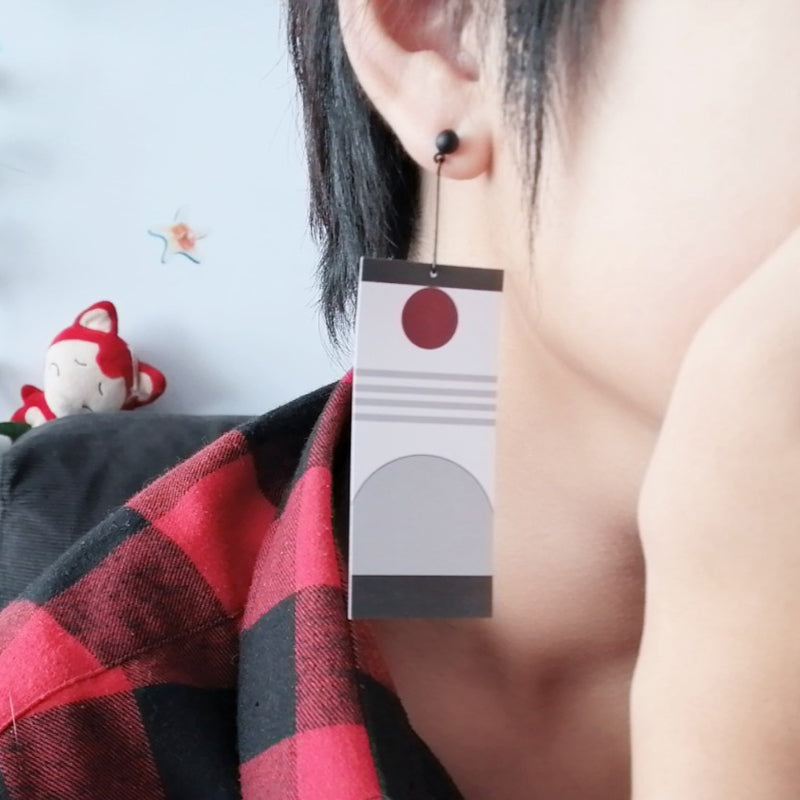 Demon Slayer  Kimetsu no Yaiba Tanjirou Kamado Earrings