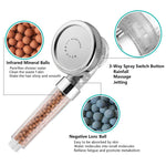 Adjustable Jetting Shower Head High Pressure Saving water